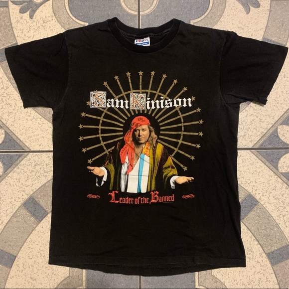 Hanes Other - Vintage ‘90 Sam Kinison Leader Of The Banned Tee L
